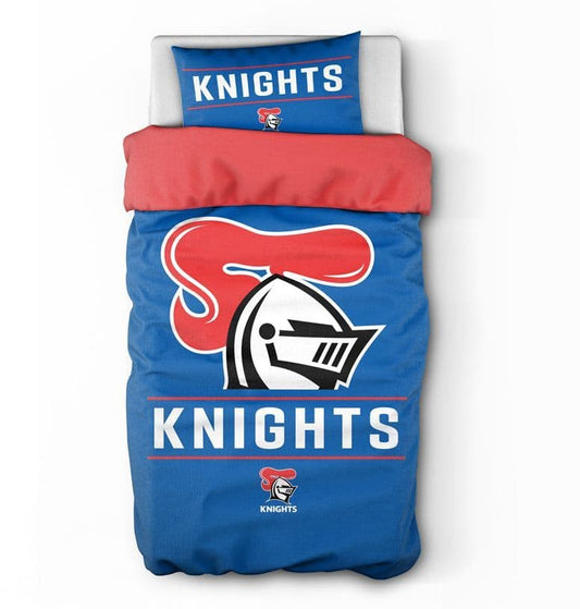 Newcastle Knights 2025 NRL Single Quilt Set Newcastle Knights 2025 NRL Single Quilt Set