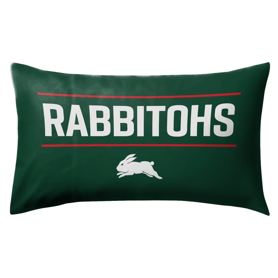 South Sydney Rabbitohs 2025 NRL Pillow Case South Sydney Rabbitohs 2025 NRL Pillow Case