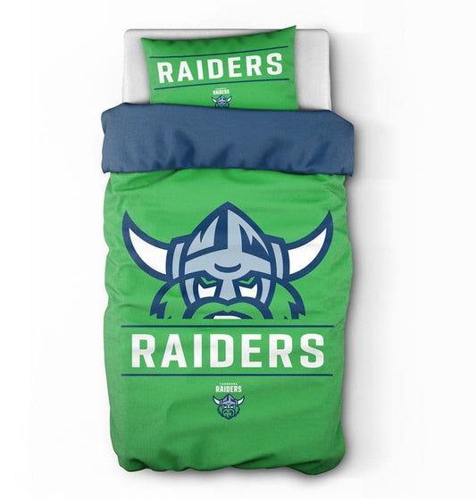 Canberra Raiders 2025 NRL Single Quilt Set Canberra Raiders 2025 NRL Single Quilt Set