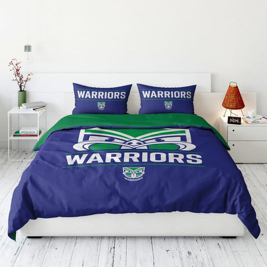 New Zealand Warriors 2025 NRL King Quilt Set New Zealand Warriors 2025 NRL King Quilt Set
