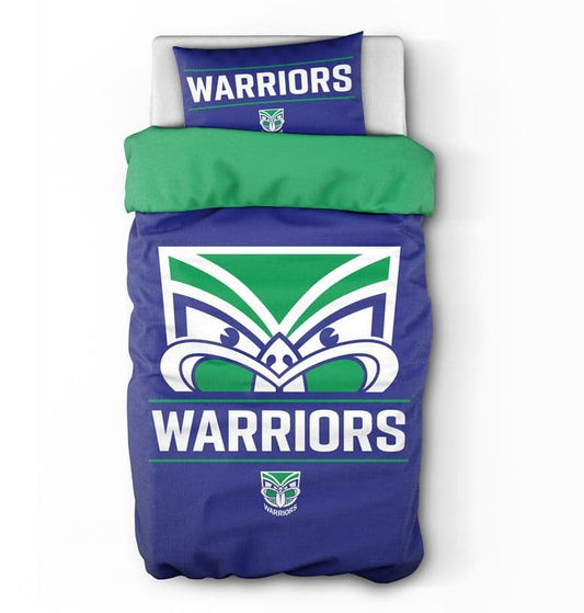 New Zealand Warriors 2025 NRL Single Quilt Set New Zealand Warriors 2025 NRL Single Quilt Set