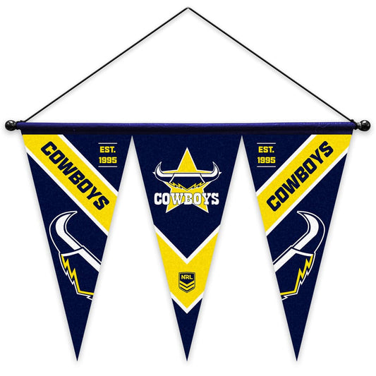 North Queensland Cowboys Felt Wall Pennant 40cm x 60cm North Queensland Cowboys Felt Wall Pennant 40cm x 60cm