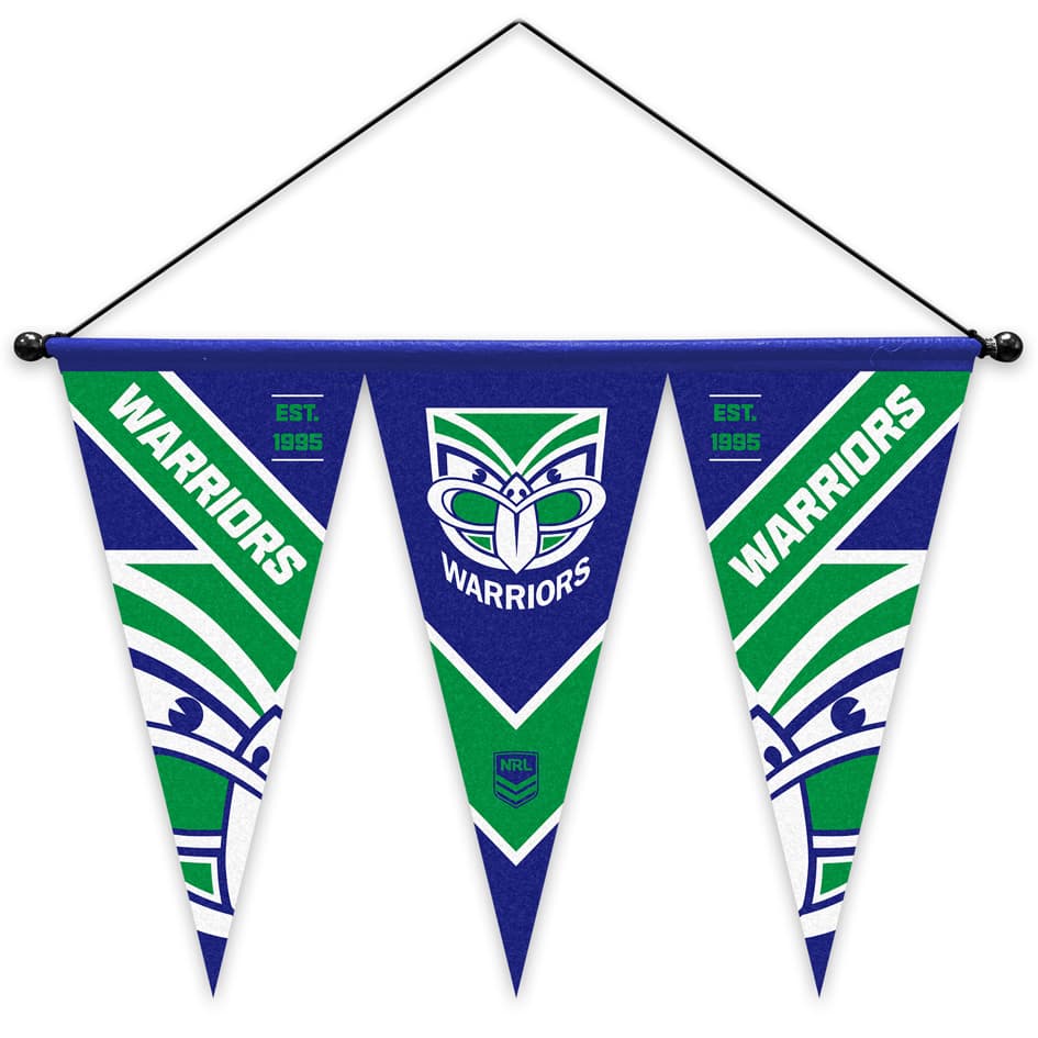 New Zealand Warriors Felt Wall Pennant 40cm x 60cm New Zealand Warriors Felt Wall Pennant 40cm x 60cm