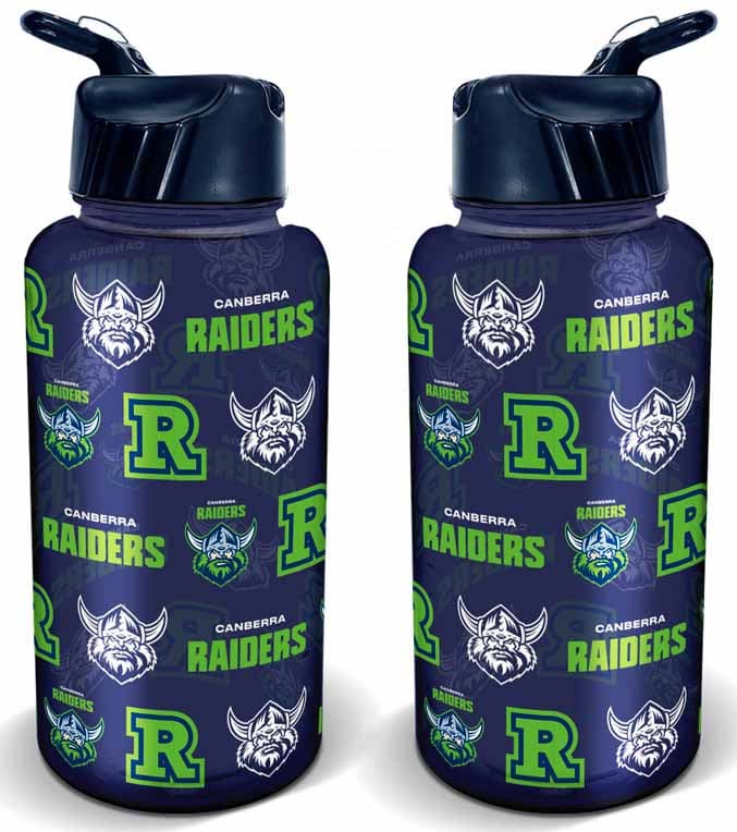 Canberra Raiders NRL 1 Litre Flip Drink Bottle BPA Free