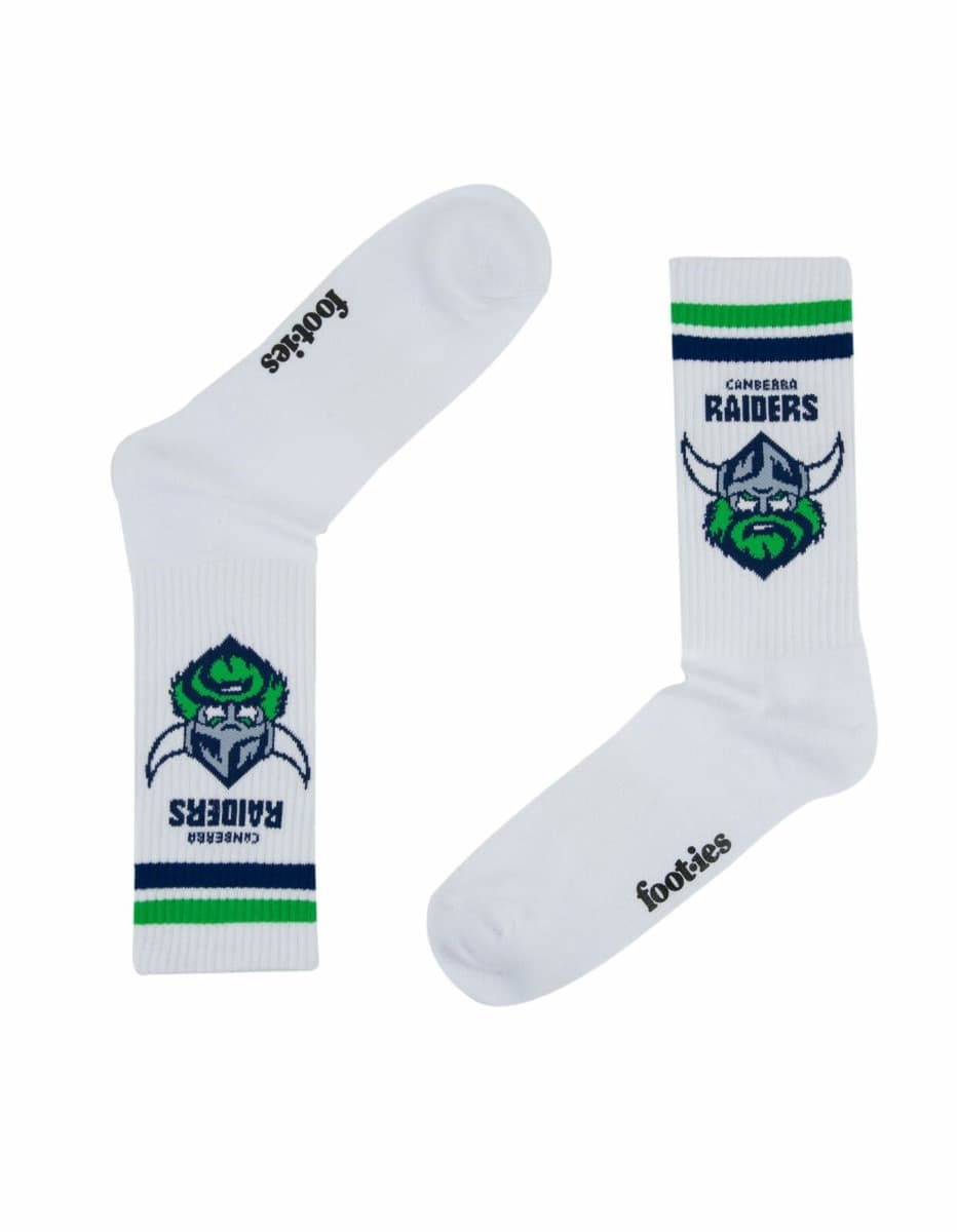 Canberra Raiders NRL Logos Sneaker Socks 2 Pack