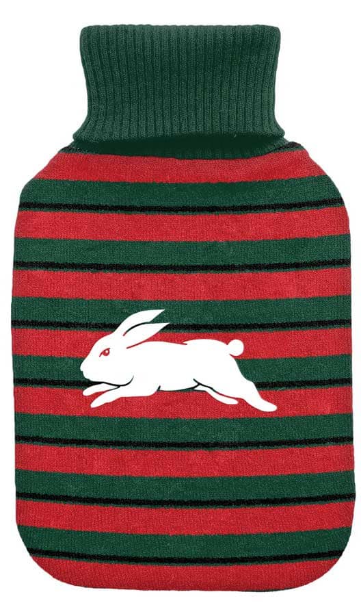 South Sydney Rabbitohs NRL Hot Water Bottle & Cover South Sydney Rabbitohs NRL Hot Water Bottle & Cover