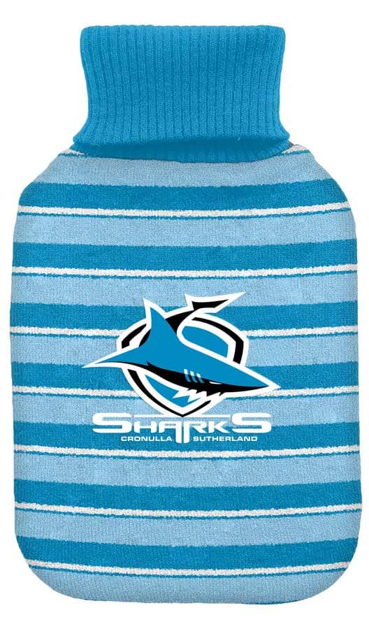 Cronulla Sharks NRL Hot Water Bottle & Cover Cronulla Sharks NRL Hot Water Bottle & Cover