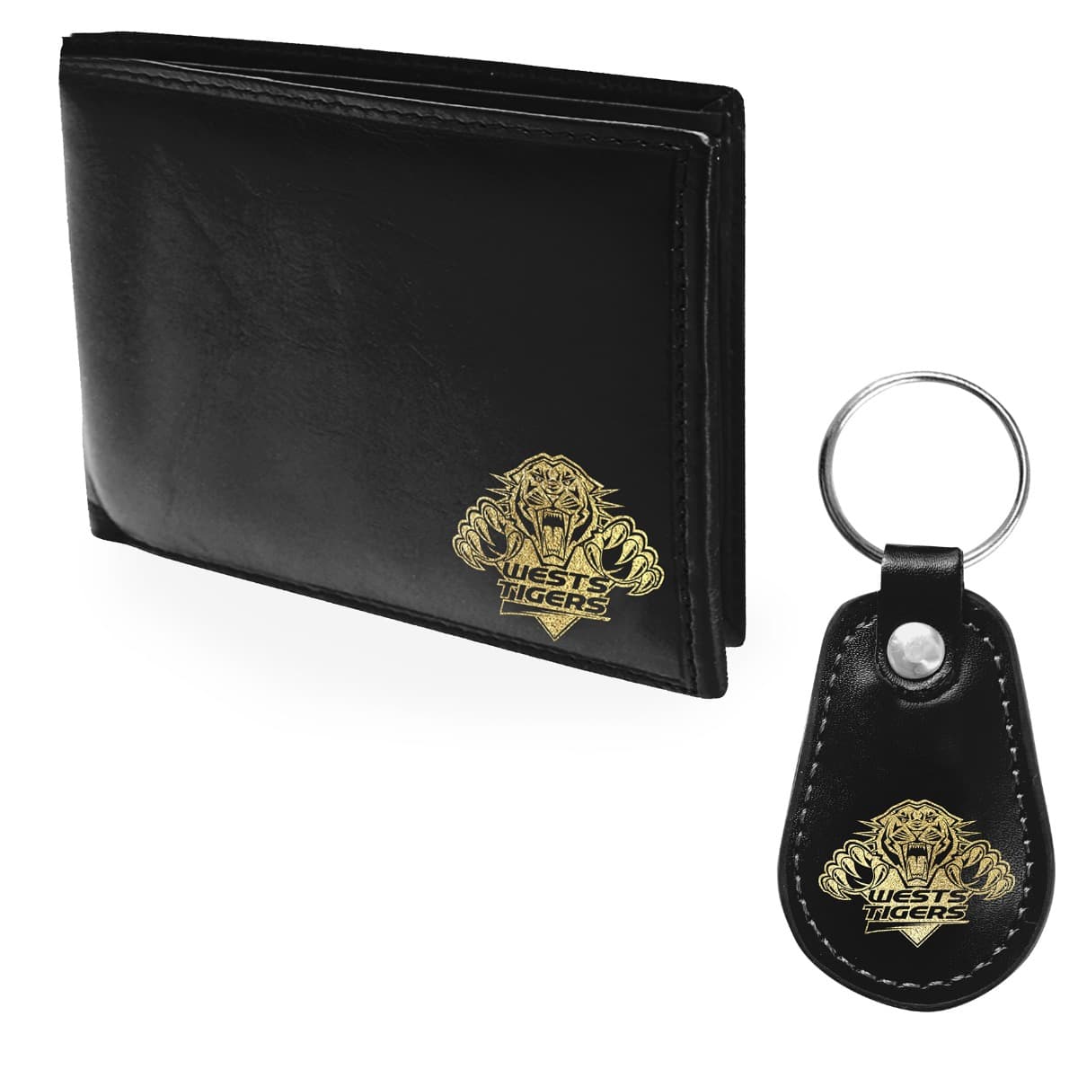 Wests Tigers NRL Wallet and Keyring Gift Set