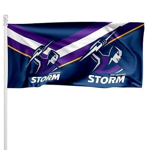 Melbourne Storm NRL Pole Flag Melbourne Storm NRL Pole Flag