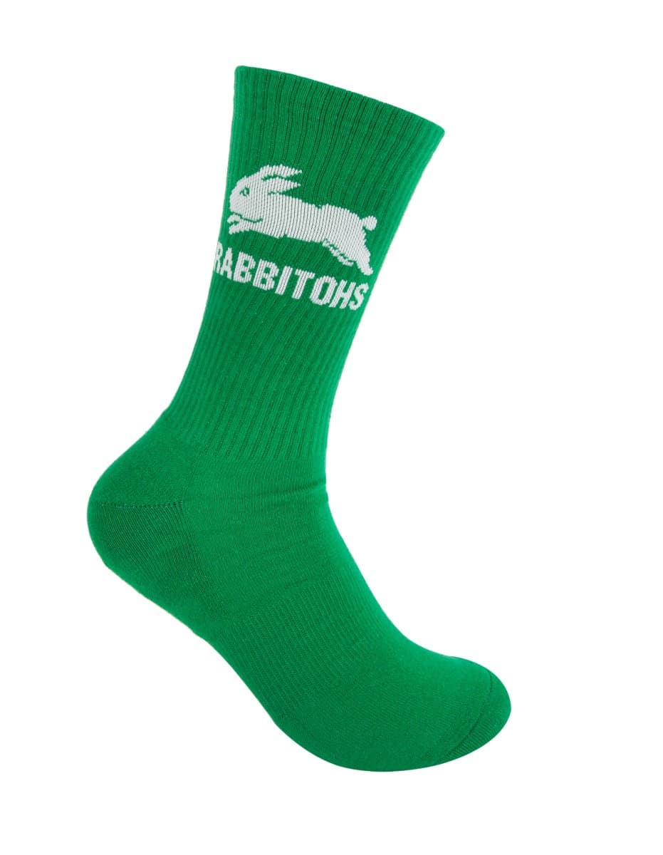 South Sydney Rabbitohs NRL Icons Sneaker 2 Sock Pack