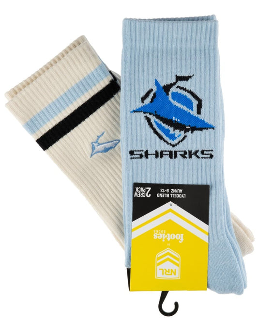 Cronulla Sharks NRL Icons Sneaker 2 Sock Pack Cronulla Sharks NRL Icons Sneaker 2 Sock Pack