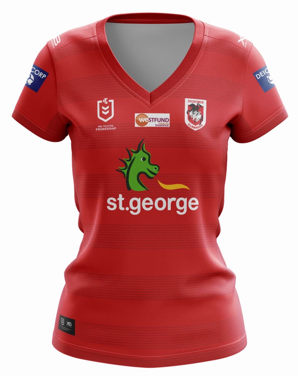 St George Dragons 2020 NRL Ladies Away Jersey