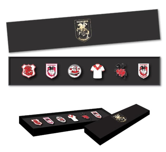 St George Illawarra Dragons Logo Pin Set St George Illawarra Dragons Logo Pin Set