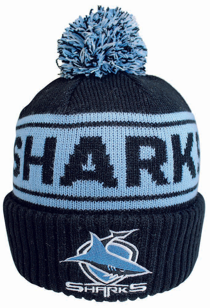 Cronulla Sharks NRL Striker Beanie Cronulla Sharks NRL Striker Beanie