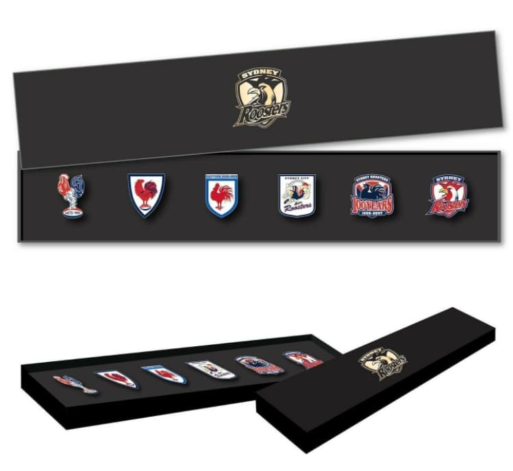Sydney Roosters NRL Logo Pin Set