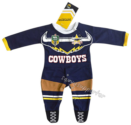 North Queensland Cowboys NRL Infant Footysuit North Queensland Cowboys NRL Infant Footysuit