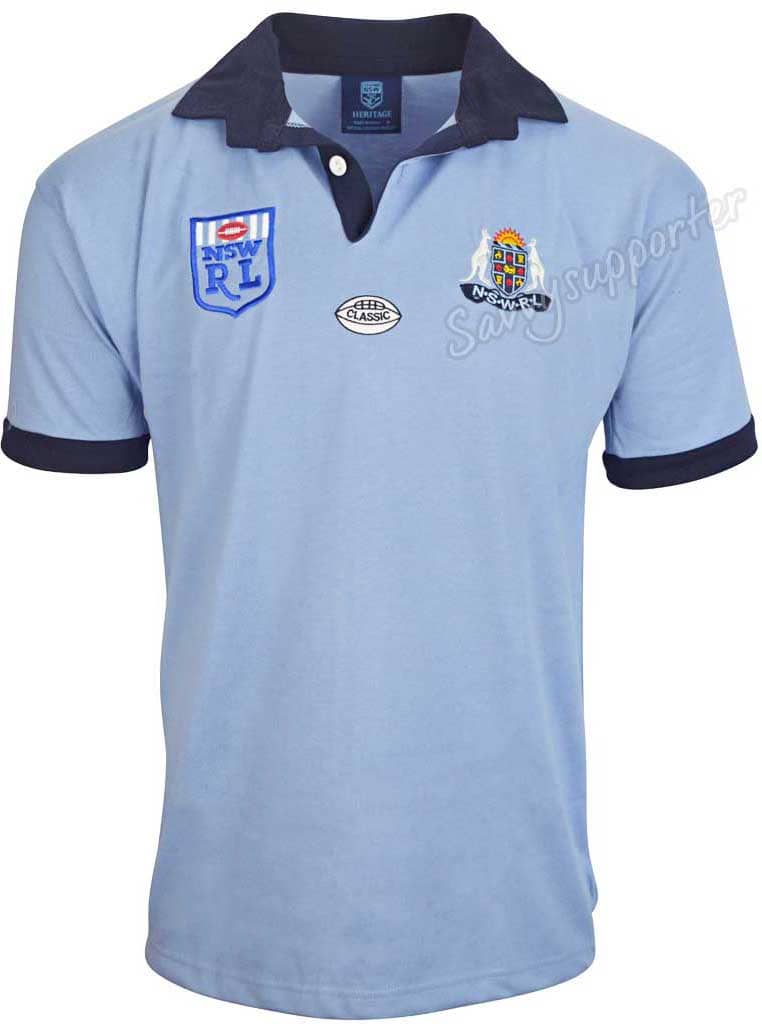 NSW Blues 1985 State of Origin Mens Retro Jersey