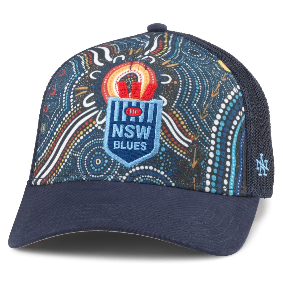 NSW Blues 2024 State of Origin Indigenous Navy Valin Cap NSW Blues 2024 State of Origin Indigenous Navy Valin Cap