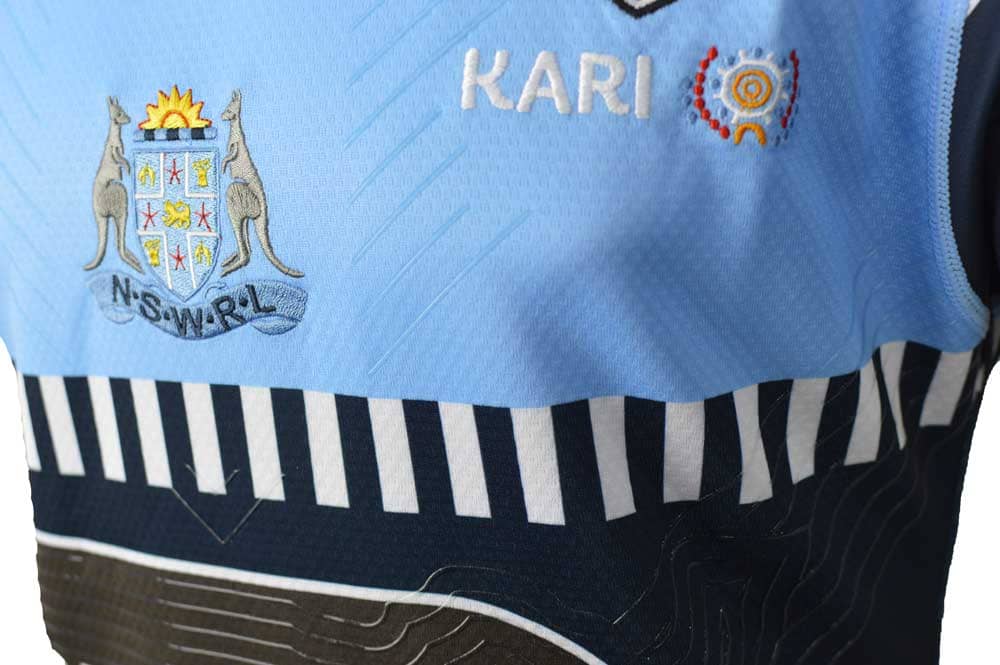 NSW Blues State of Origin Player Issue Jersey with GPS NSW Blues State of Origin Player Issue Jersey with GPS