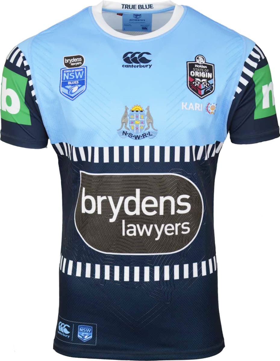 NSW Blues State of Origin Player Issue Jersey with GPS NSW Blues State of Origin Player Issue Jersey with GPS
