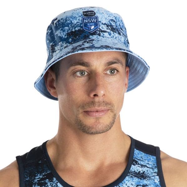 NSW Blues State of Origin Reversible Bucket Hat Size L/XL