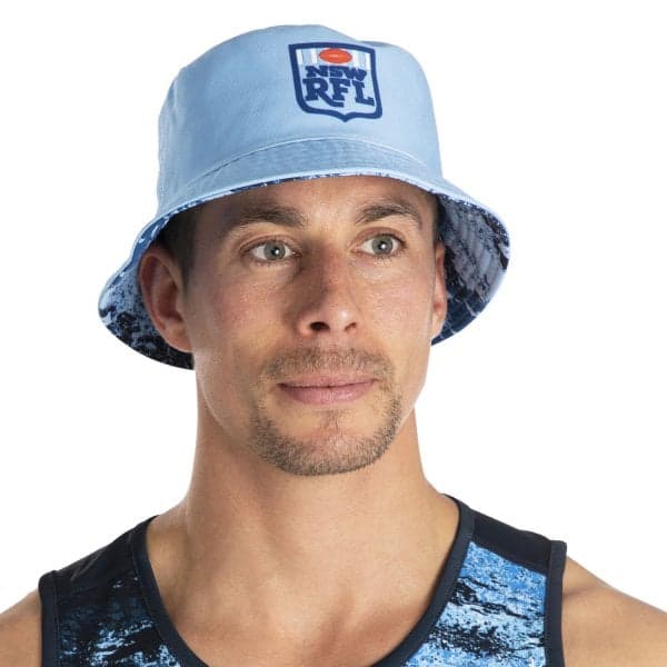 NSW Blues State of Origin Reversible Bucket Hat Size L/XL