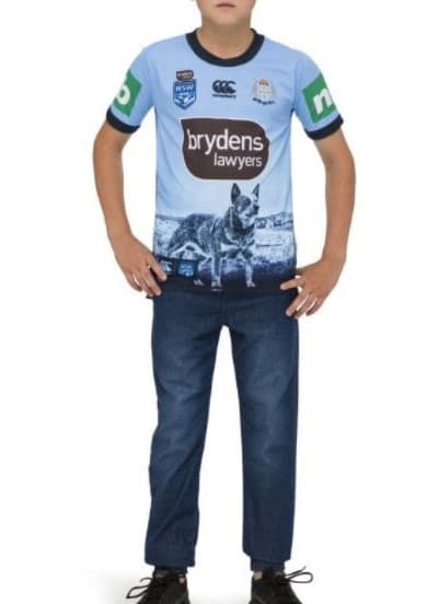 NSW State of Origin NRL Kids Drill Top