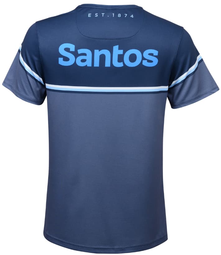 NSW Waratahs 2024 Rugby Union Mens Steel Training Shirt