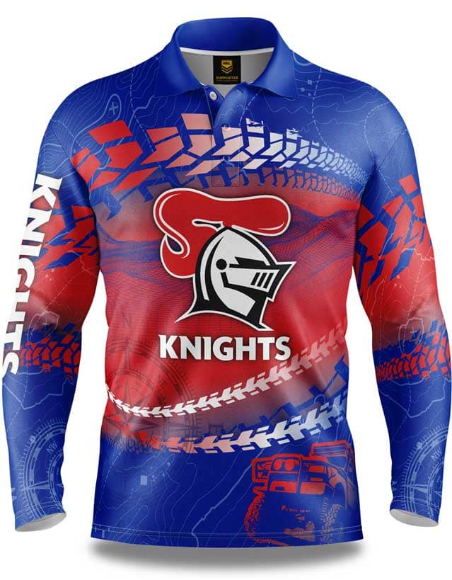 Newcastle Knights Trax Off Road Camping Shirts