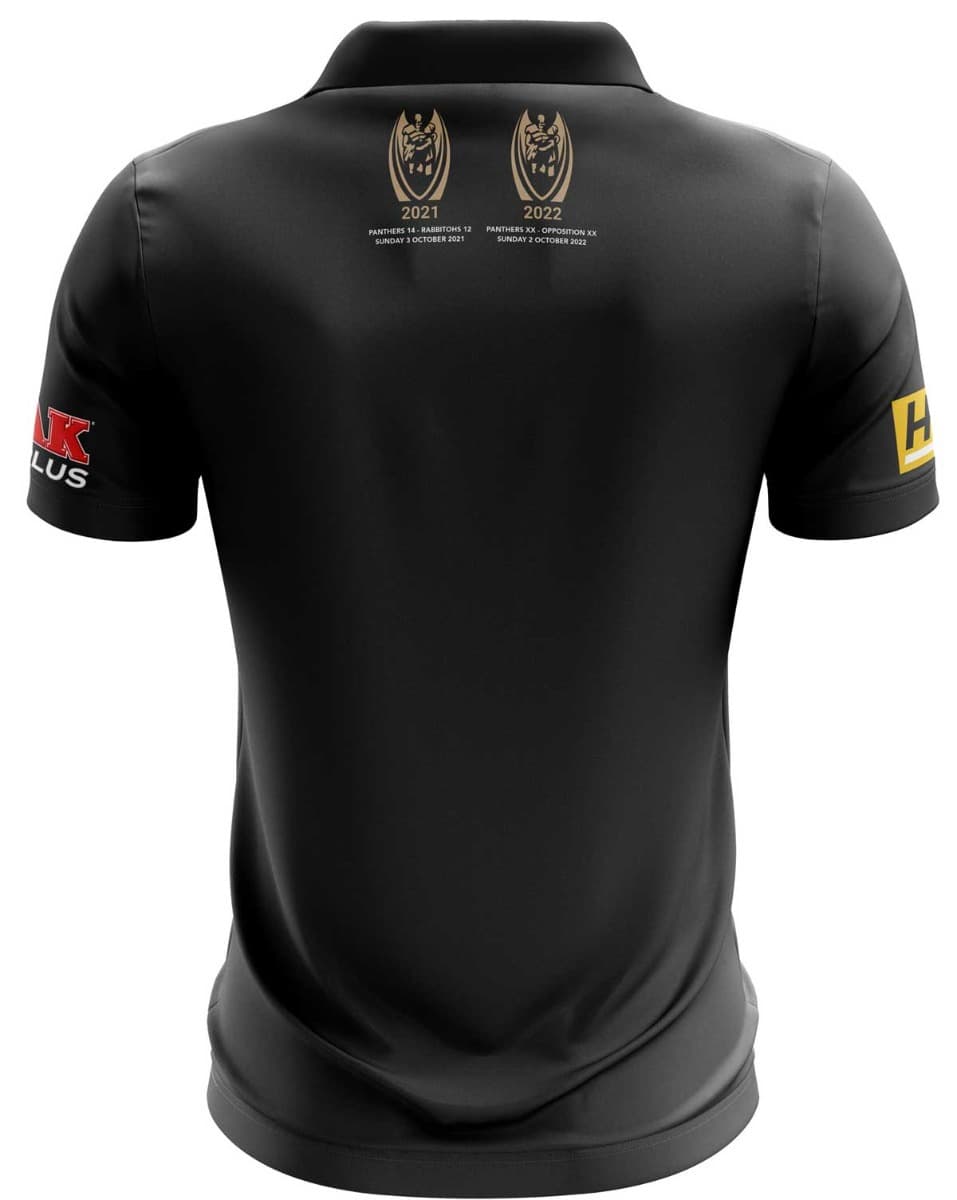 Penrith Panthers 2022 NRL Mens Oneills Premiers Polo Shirt