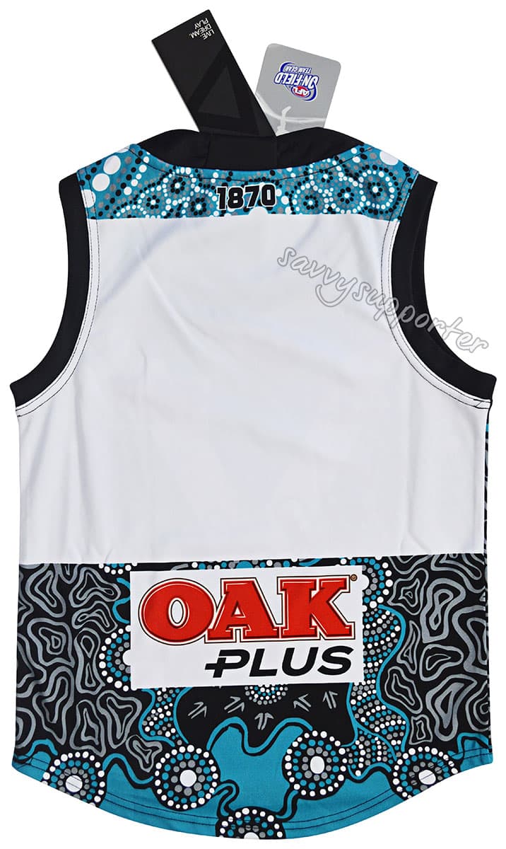 Port Adelaide Power AFL Kids Indigenous Guernsey