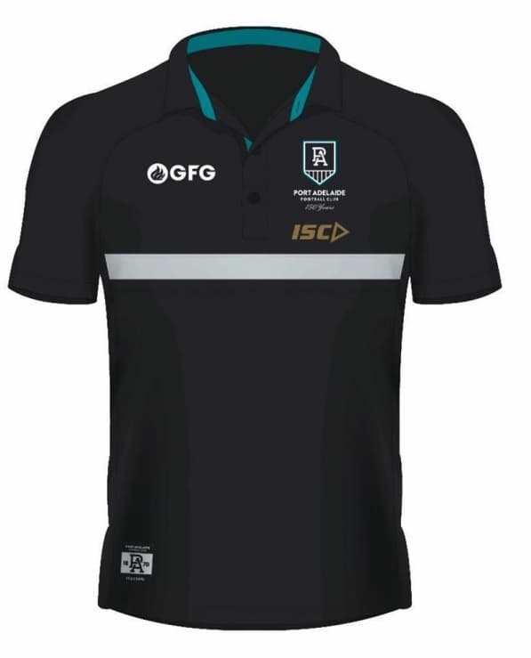 Port Adelaide Power 2020 AFL Mens Media Polo Shirt