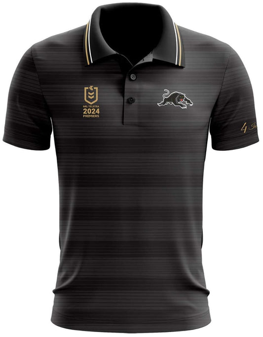 Penrith Panthers 2024 NRL Mens Premiers Polo Shirt Penrith Panthers 2024 NRL Mens Premiers Polo Shirt
