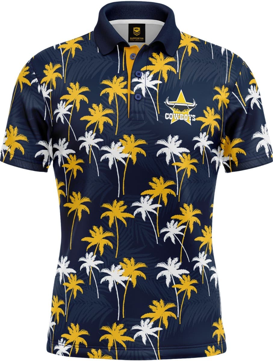 North Queensland Cowboys NRL Par-Tee Golf Polo Shirt North Queensland Cowboys NRL Par-Tee Golf Polo Shirt