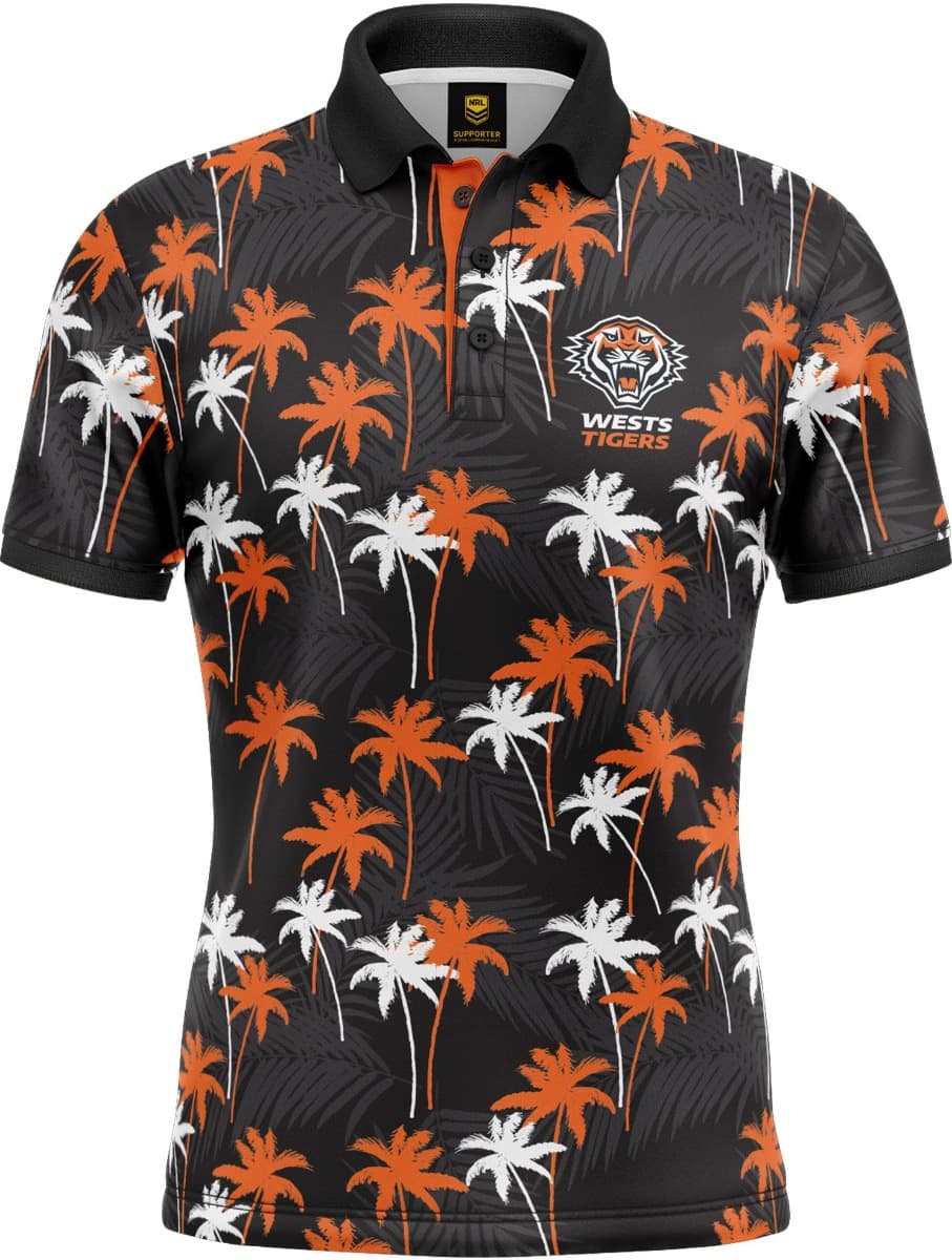 Wests Tigers NRL Par-Tee Golf Polo Shirt