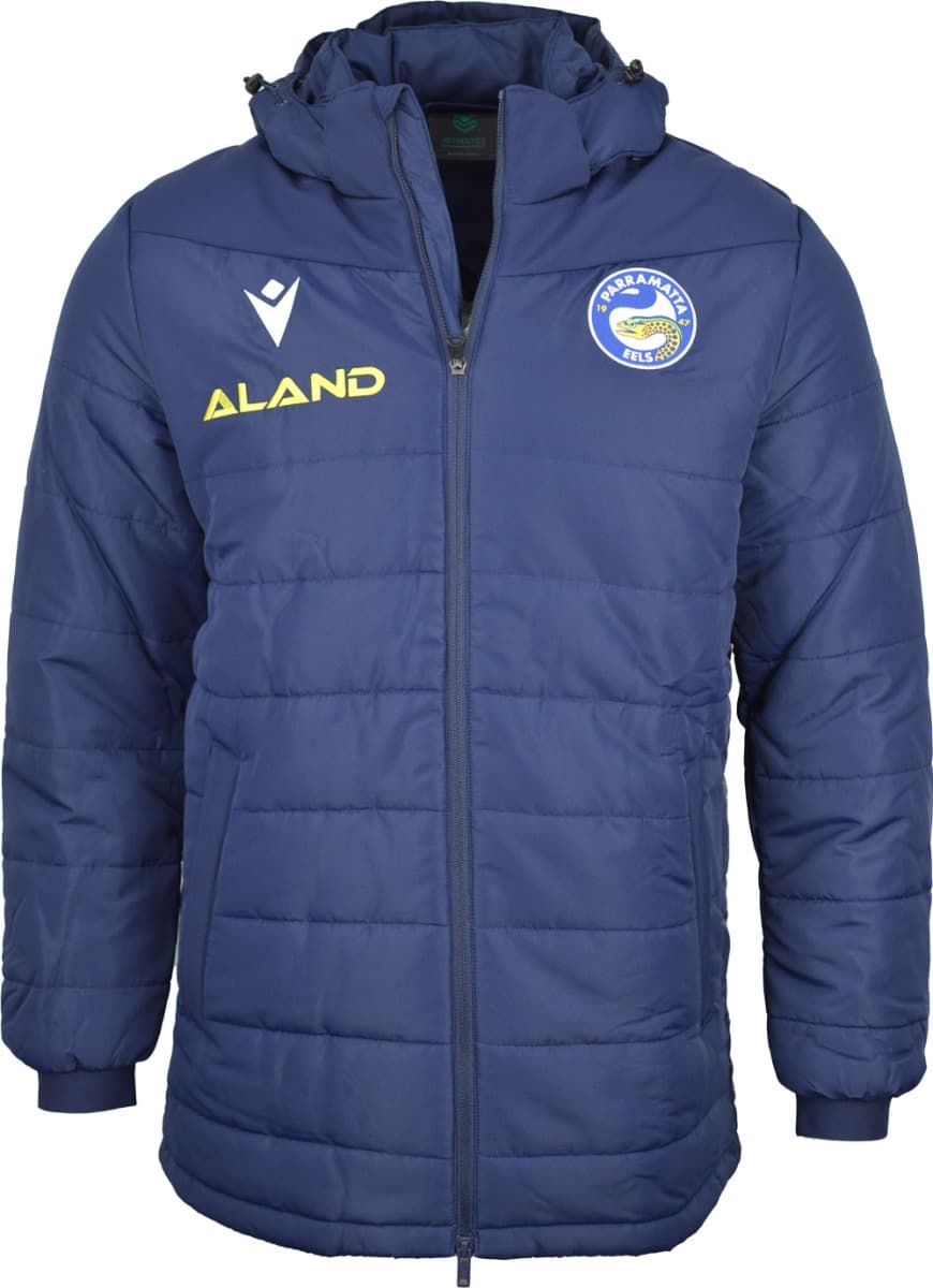 Parramatta Eels NRL Mens Travel Padded Jacket