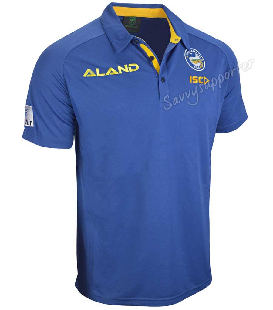 Parramatta Eels 2019 Mens Marine Media Polo Shirt