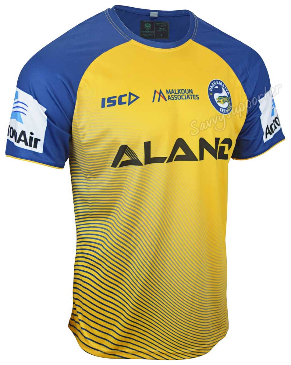Parramatta Eels 2019 NRL Mens Gold Training Shirt