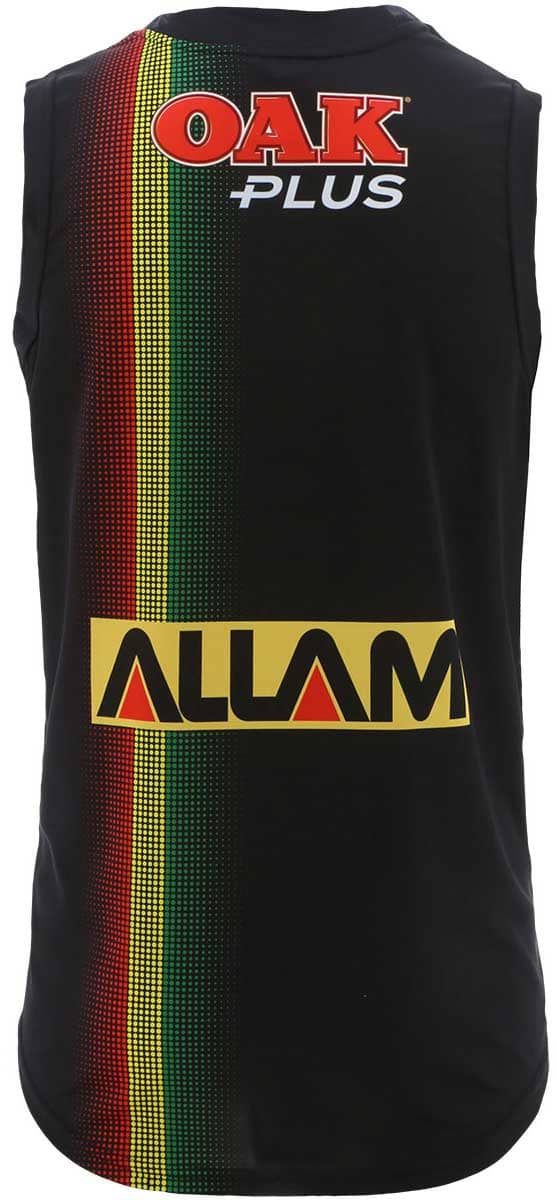 Penrith Panthers NRL Mens Black Training Singlet