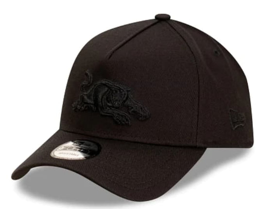 Penrith Panthers NRL New Era 9FORTY Black on Black Snapback Cap Penrith Panthers NRL New Era 9FORTY Black on Black Snapback Cap