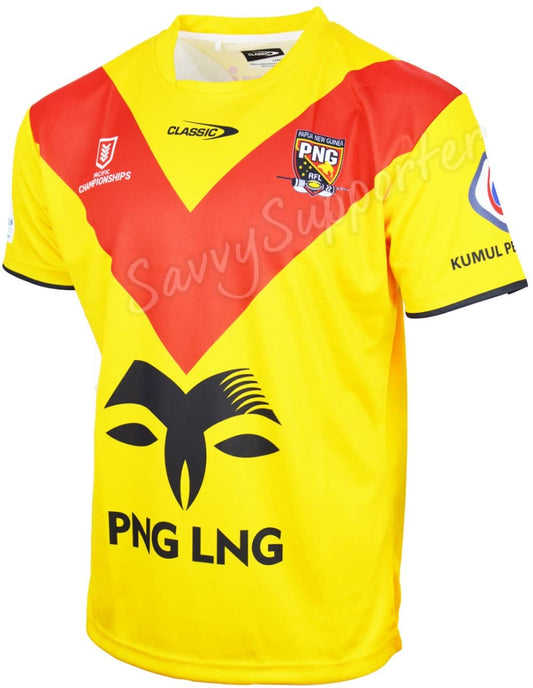 Papua New Guinea PNG Kumuls 2025 NRL Mens On Field Jersey Papua New Guinea PNG Kumuls 2025 NRL Mens On Field Jersey