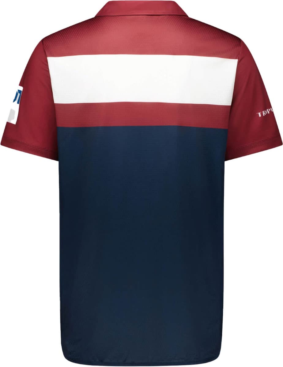 Queensland Reds 2024 Rugby Union Mens Maroon Media Polo Shirt
