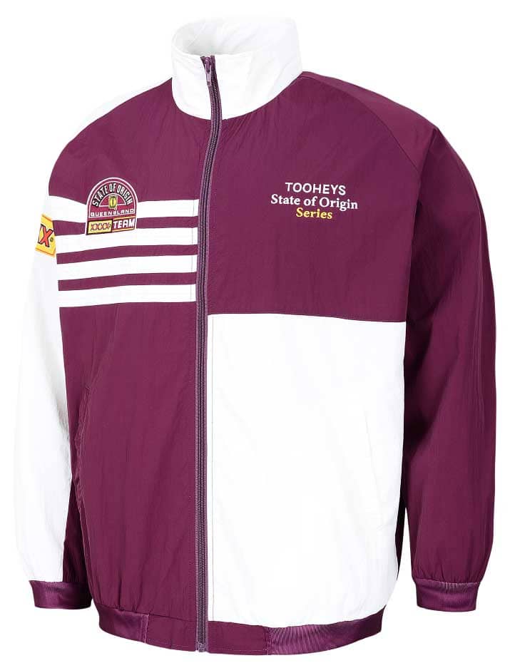 QLD Maroons 1990s State of Origin Mens Retro Jacket