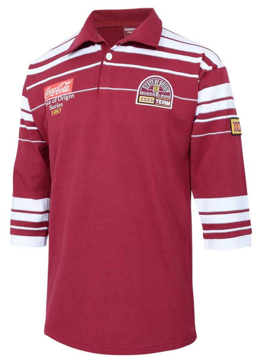QLD Maroons 1997 State of Origin Mens Retro Jersey