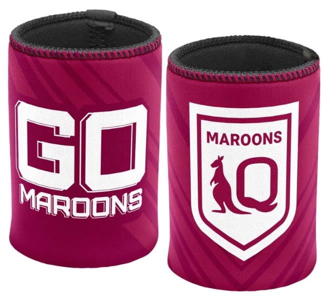 QLD Maroons State of Origin Logo Can Cooler