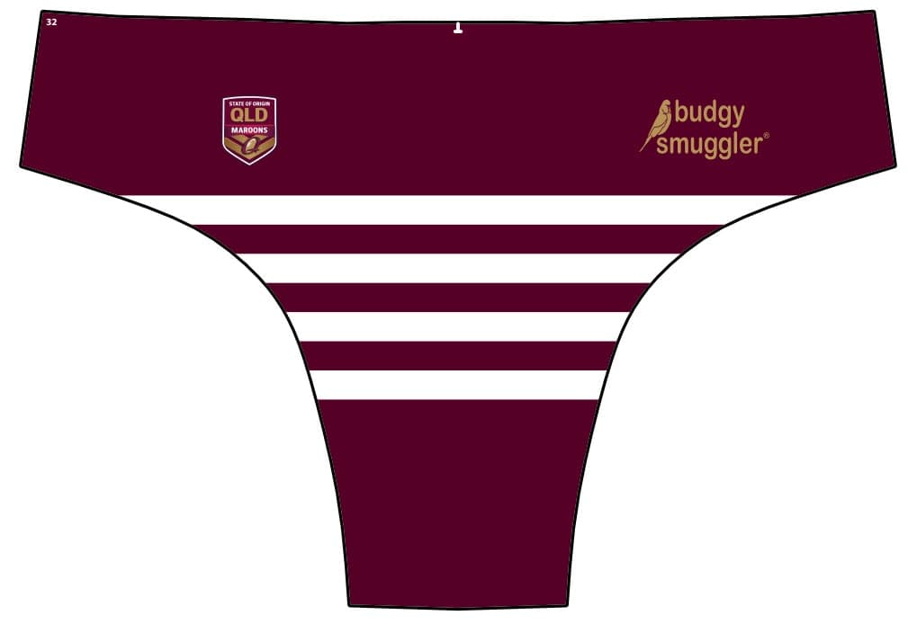QLD Maroons State of Origin Mens Budgy Smuggler Swimmers