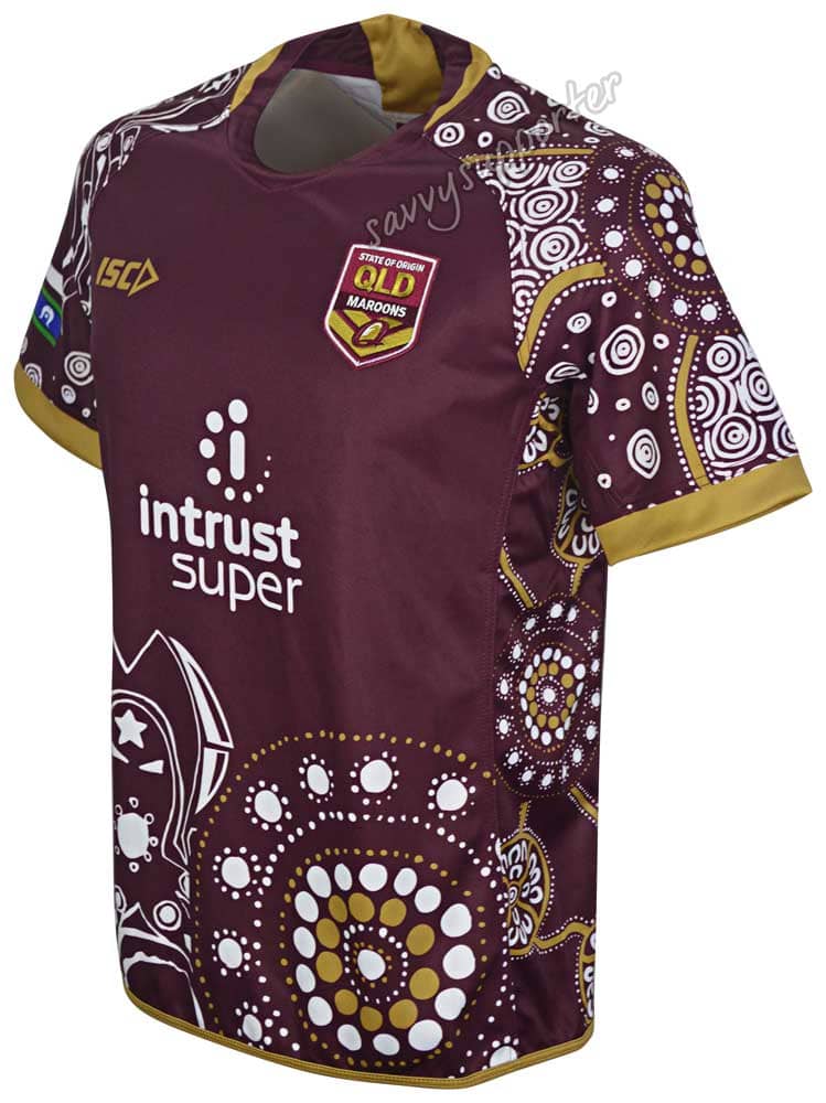 Queensland Maroons State of Origin Mens Indigenous Jersey