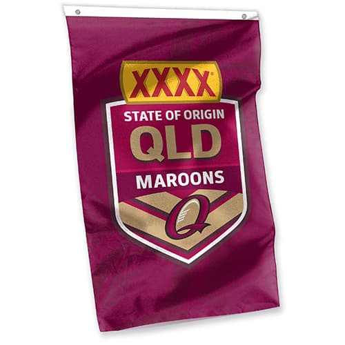 Queensland Maroons State of Origin Wall Flag 700mm by 1000mm