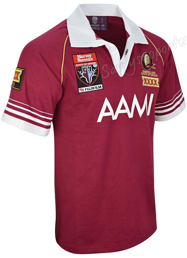 QLD Maroons 2006 Mens State of Origin Retro Jersey