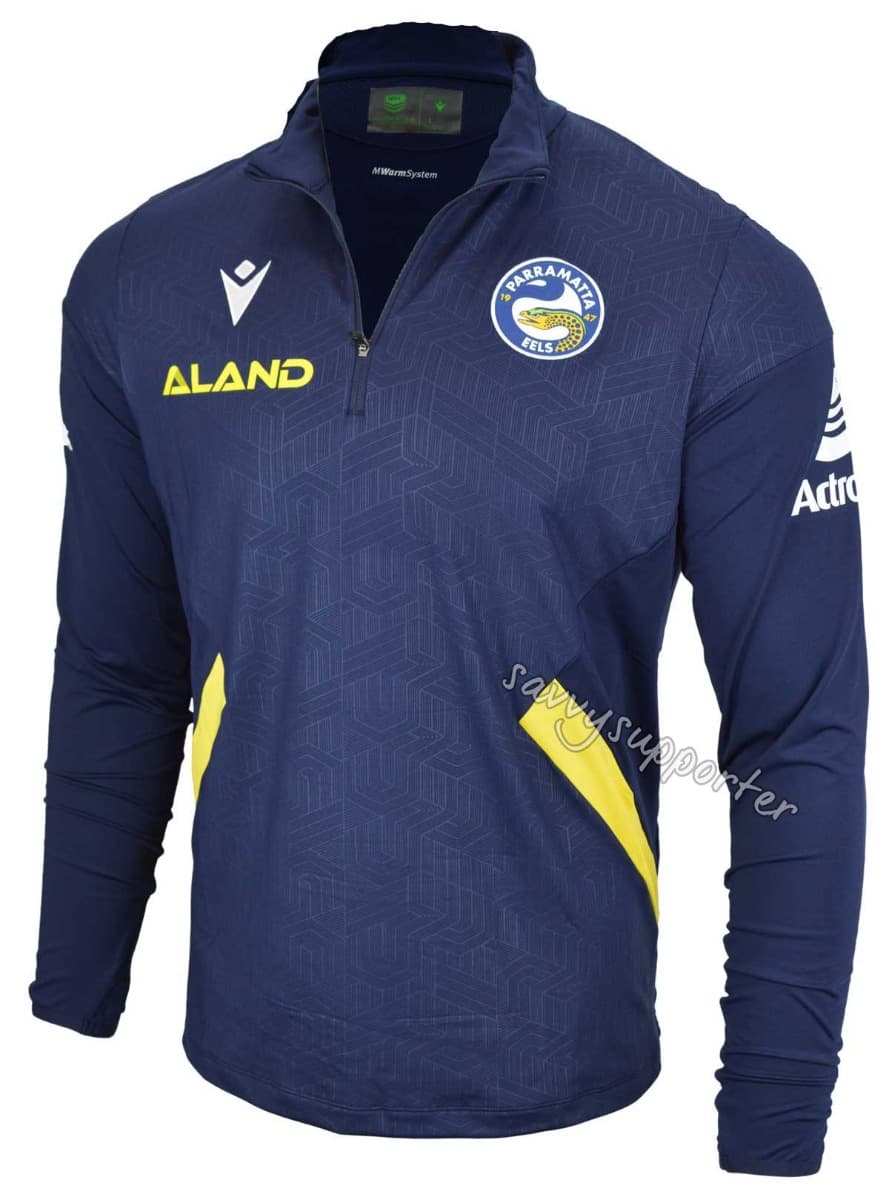 Parramatta Eels 2023 NRL Mens 1/4 Zip Training Top